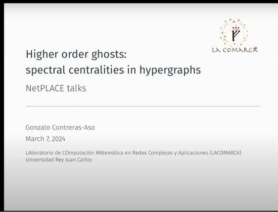 [#32] Higher-order ghosts: spectral analysis of hypergraphs & Peer Review in Interdisciplinary Research: Present and Possible Future