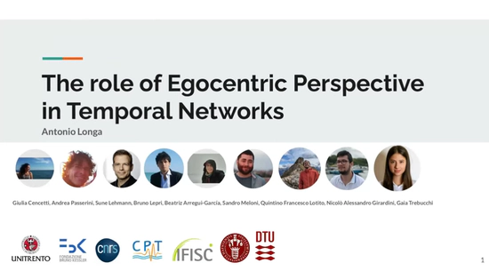 [#33] The role of egocentric perspective in temporal networks & Journals vs. conferences (with proceedings)