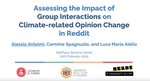 [#45] Assessing the Impact of Group Interactions on Climate-related Opinion Change in Reddit & From Padawan to Jedi Master: Transitioning from PhD to Independent Researcher in Academia